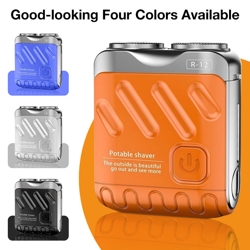 Portable Double Floating Magnetic Blade Rechargeable Pocket Razor