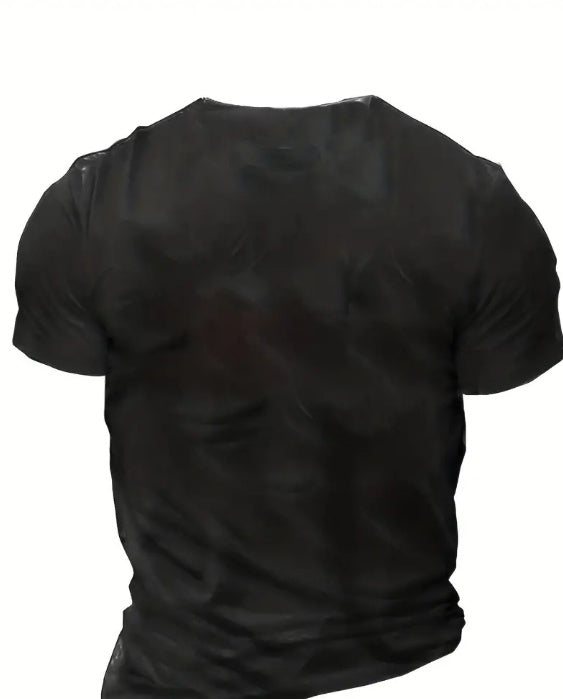 Printed Men's T-shirt with Slogan