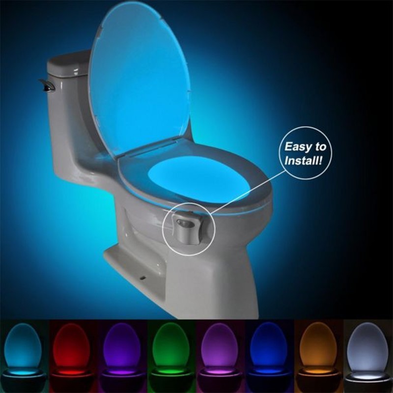 Toilet Induction LED Multi-Color Night Light