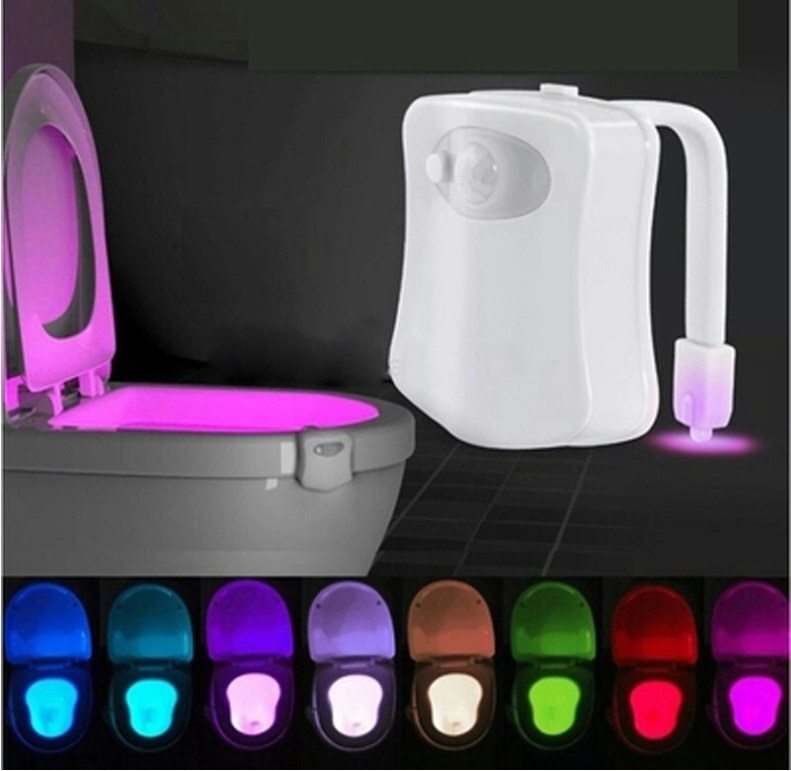 Toilet Induction LED Multi-Color Night Light