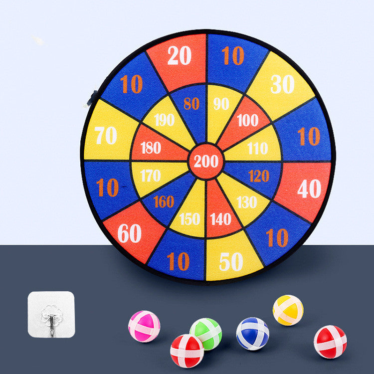 Kids Cartoon Sticky Ball Dart Board Fun