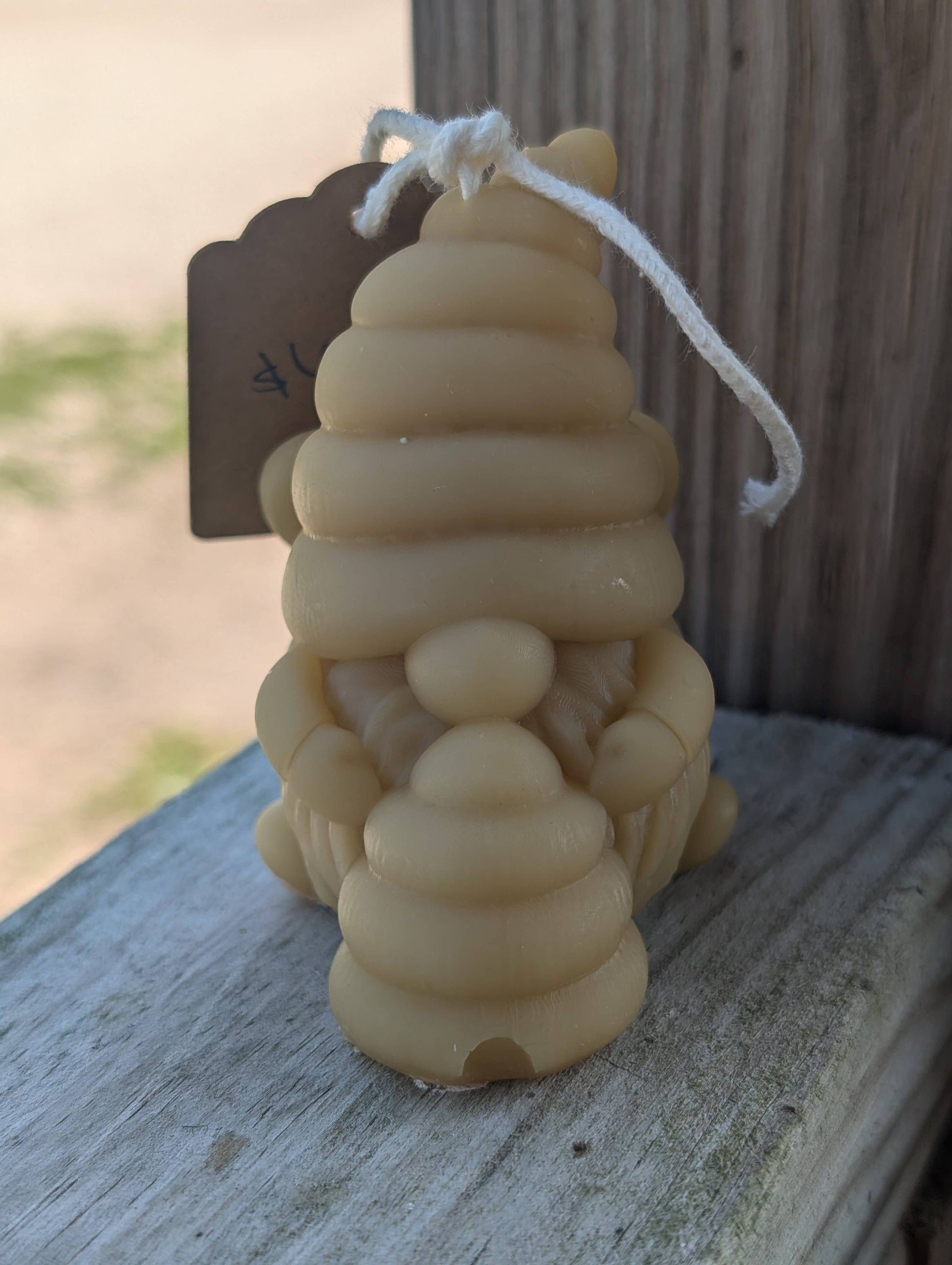Beeswax Honey Themed Gnome Candles set of 3