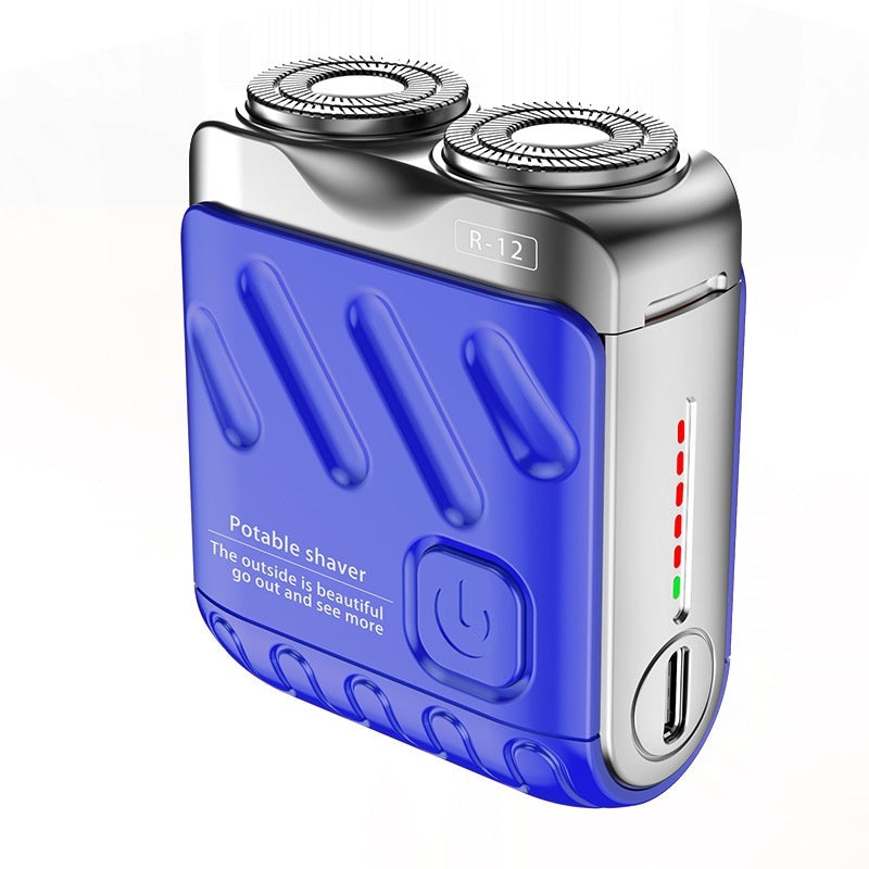 Portable Double Floating Magnetic Blade Rechargeable Pocket Razor