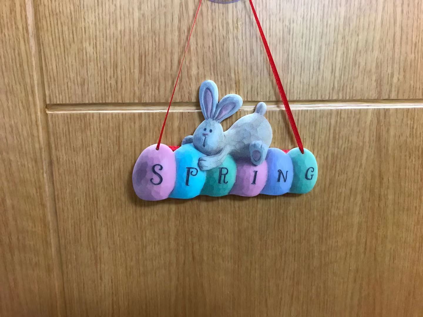 Easter Bunny Egg Pendant Decoration
