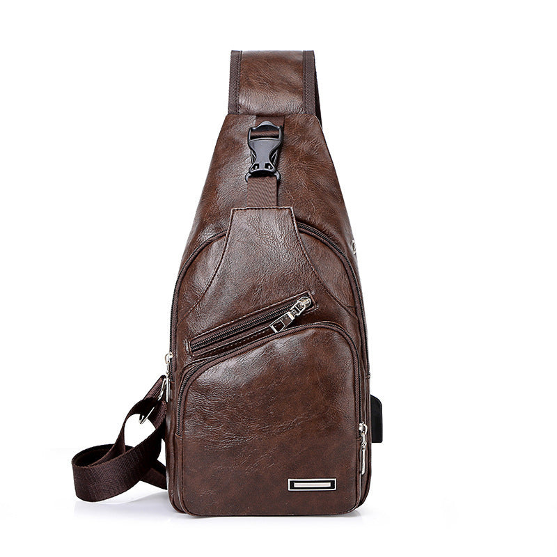 Casual Men's USB Charging Carry Pack