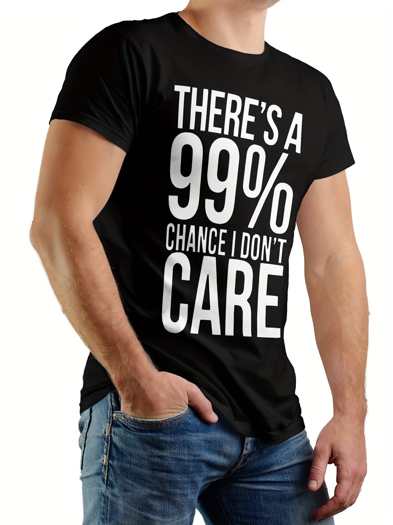 Men's Pattern Printed Short Sleeved T-shirt