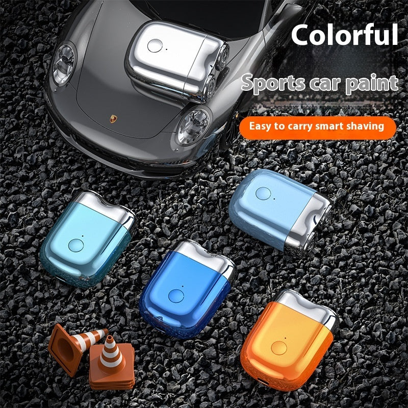 Portable Double Floating Magnetic Blade Rechargeable Pocket Razor