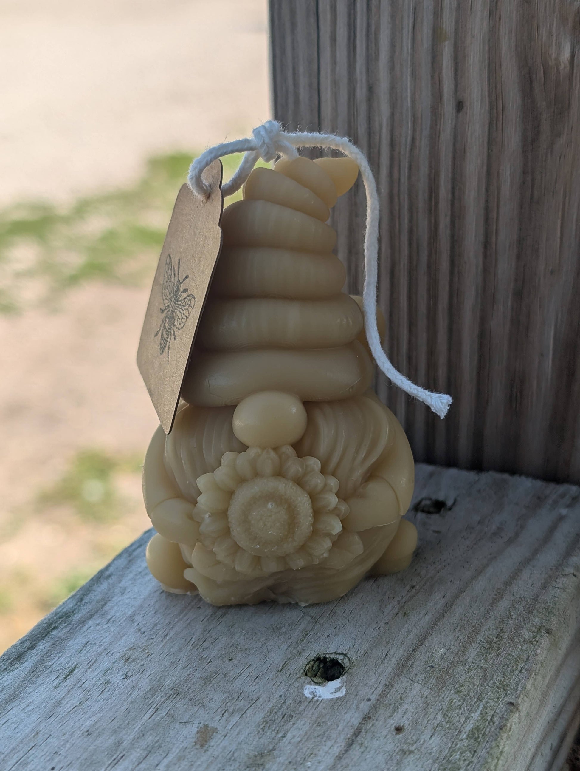 Beeswax Honey Themed Gnome Candles set of 3