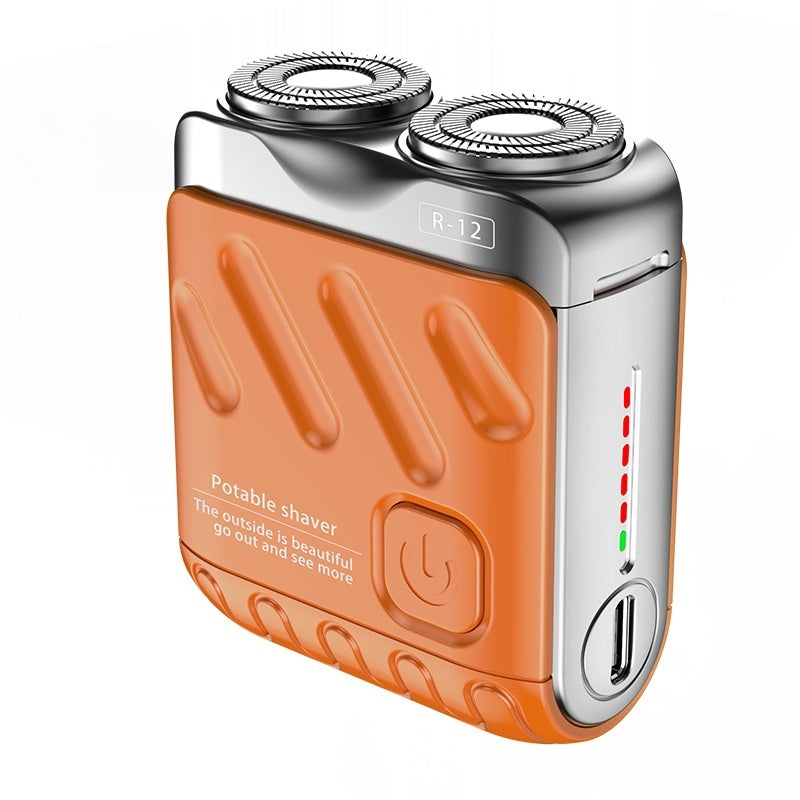 Portable Double Floating Magnetic Blade Rechargeable Pocket Razor