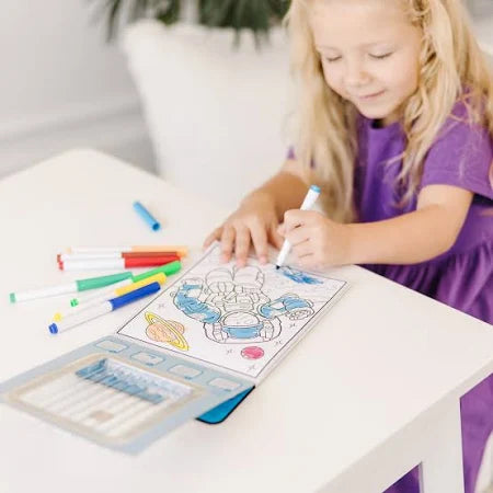 Kids Adventure Coloring Pad & Pen Set