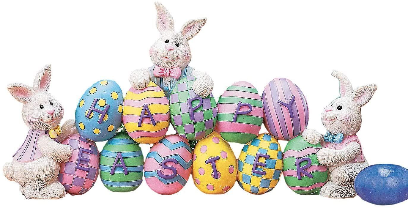 Easter Bunny Egg Pendant Decoration
