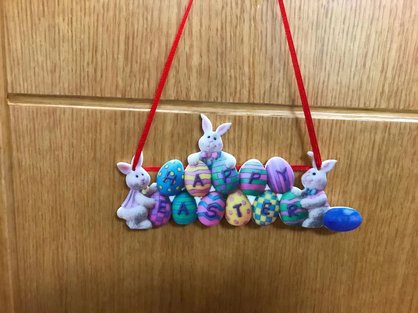 Easter Bunny Egg Pendant Decoration
