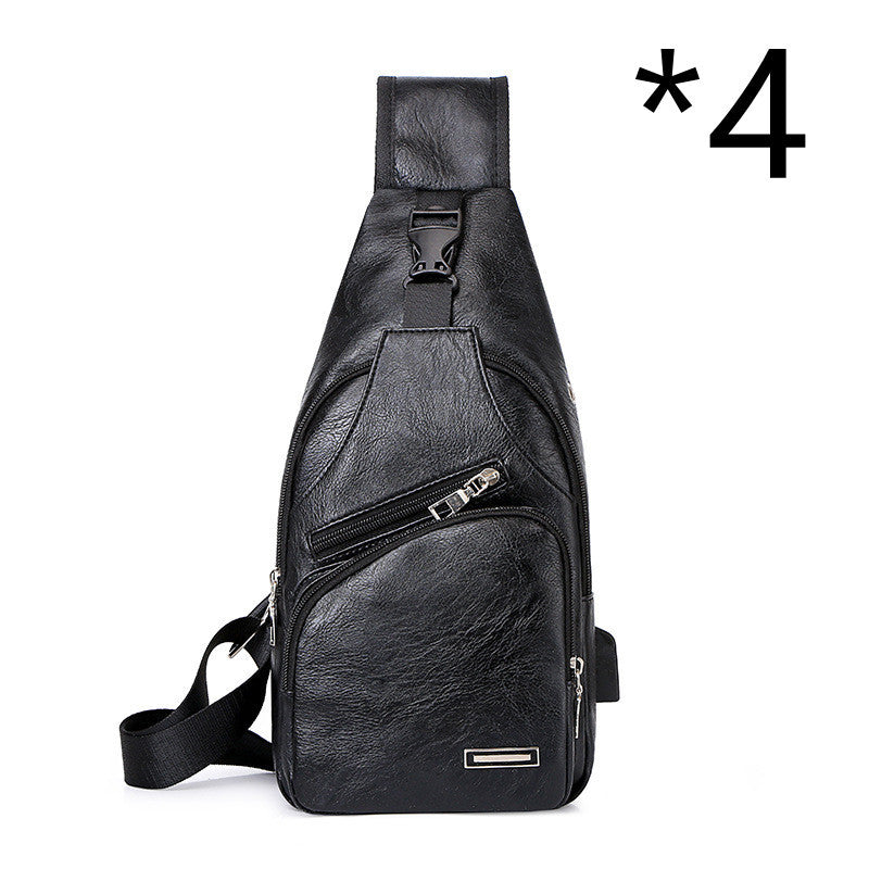 Casual Men's USB Charging Carry Pack