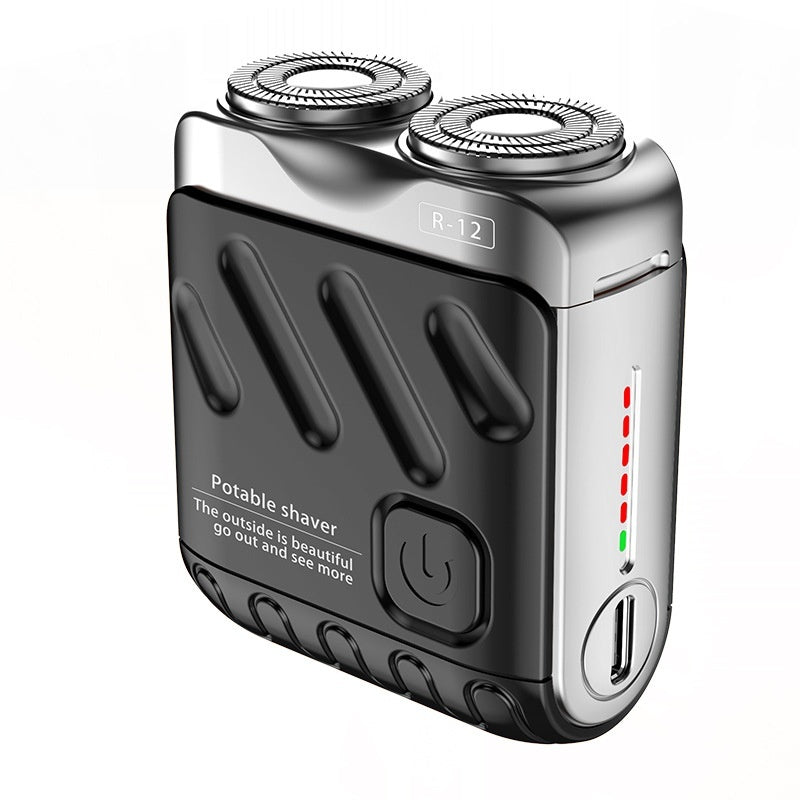 Portable Double Floating Magnetic Blade Rechargeable Pocket Razor
